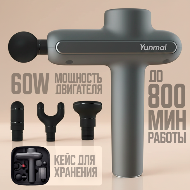 Массажный пистолет Yunmai Massage Gun Pro Basic YMJM-551S