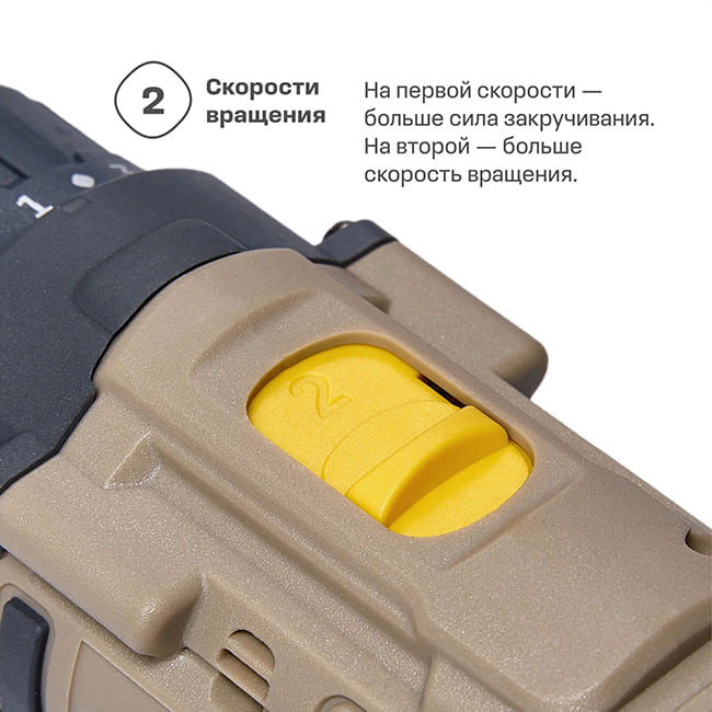 Дрель-шуруповерт Nocord NCD-20.2.15.C (два АКБ, кейс)