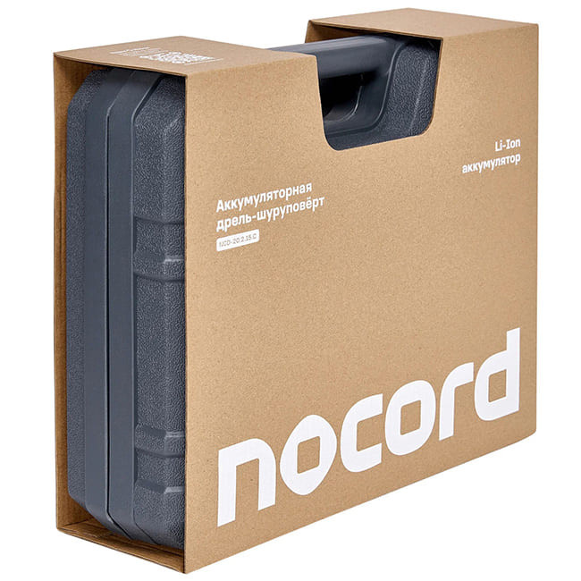 Дрель-шуруповерт Nocord NCD-20.2.15.C (два АКБ, кейс)