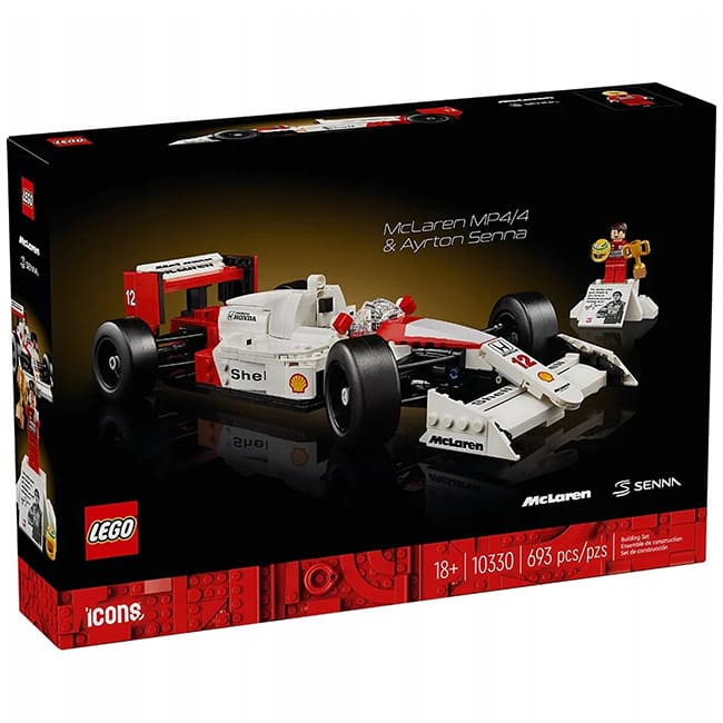 Конструктор LEGO Icons 10330 McLaren F1 MP4/4 и Айртон Сенна