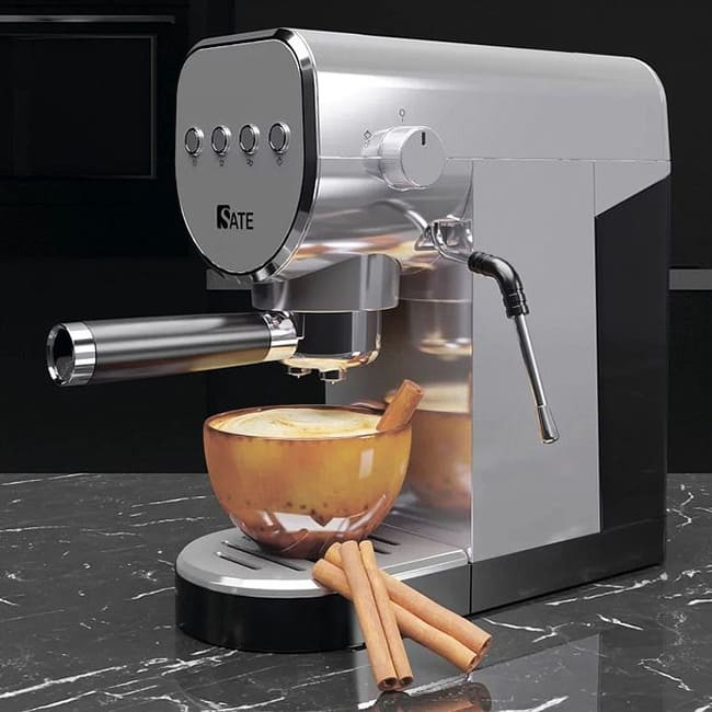 Рожковая кофеварка SATE GT-50 Серебристый