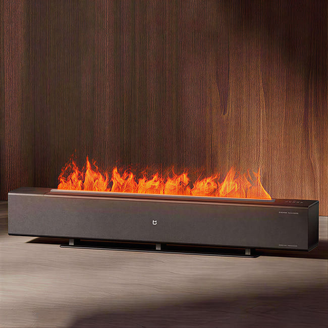 Конвектор Xiaomi Mijia Baseboard Electric Heater Graphene Heating Simulated Flame Edition 2200W TJXDNQ06ZM (с переходником на евровилку)