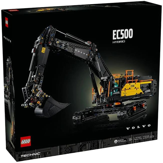Конструктор LEGO Technic 42215 Гибридный экскаватор Volvo EC500