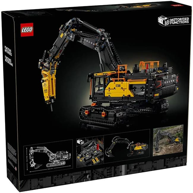 Конструктор LEGO Technic 42215 Гибридный экскаватор Volvo EC500