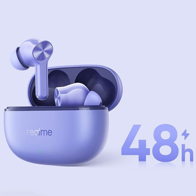 Наушники Realme Buds T200 Lite Сиреневый