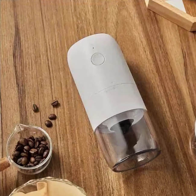 Аккумуляторная кофемолка Circle Joy Electric Coffee Grinder KMDJ-2A Белый