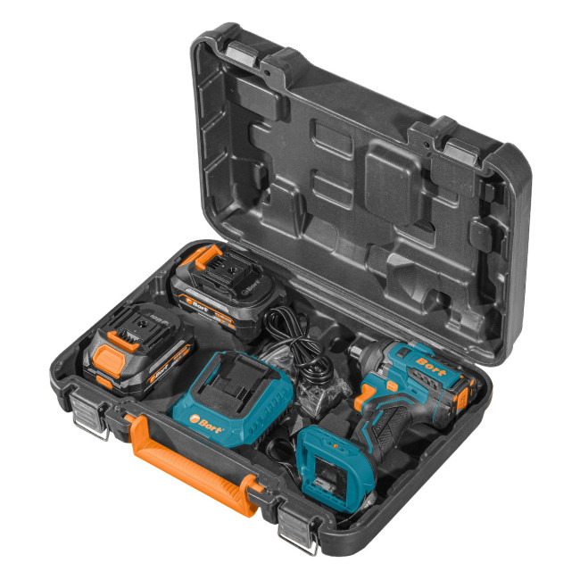 Гайковерт Bort BSR-21U 93418477 (с 2-мя АКБ, кейс)