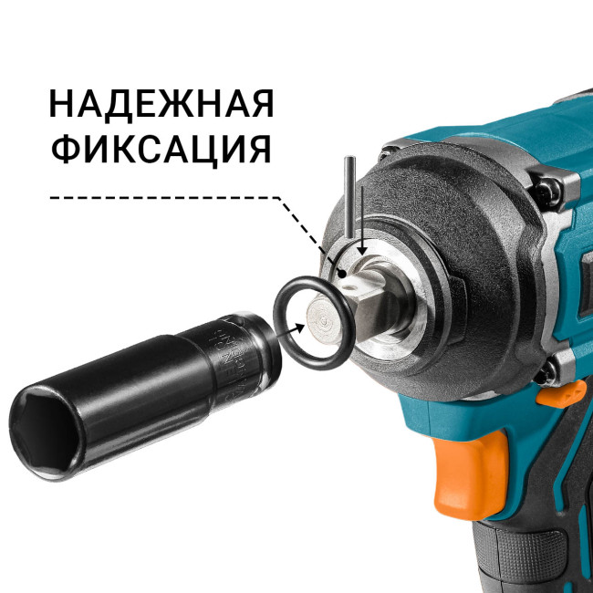 Гайковерт Bort BSR-21U 93418477 (с 2-мя АКБ, кейс)