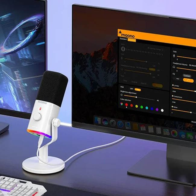 Микрофон Maono PD100X Белый