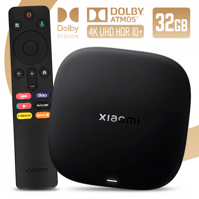 Смарт-приставка Xiaomi Box S 3rd Gen (Русская версия)