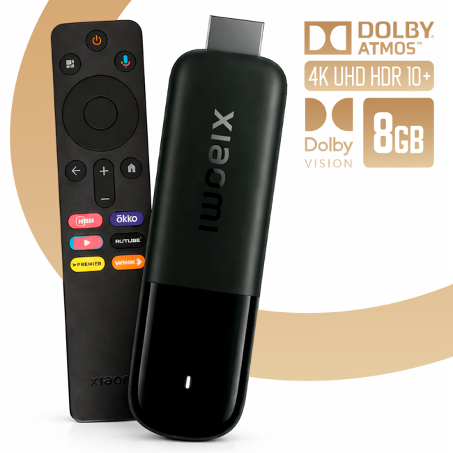 Смарт-приставка Xiaomi Mi TV Stick 4K 2nd Gen (Русская версия) 
