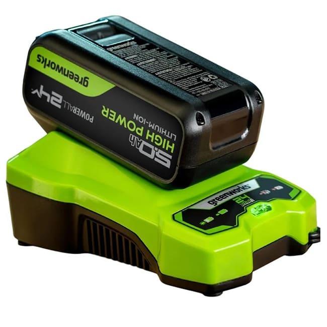Аккумулятор Greenworks 24V 5Ач High Power G24HP5