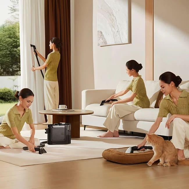Пылесос Dreame Portable Carpet Spot Cleaner N20 Steam HNR27A (Международная версия) Черный