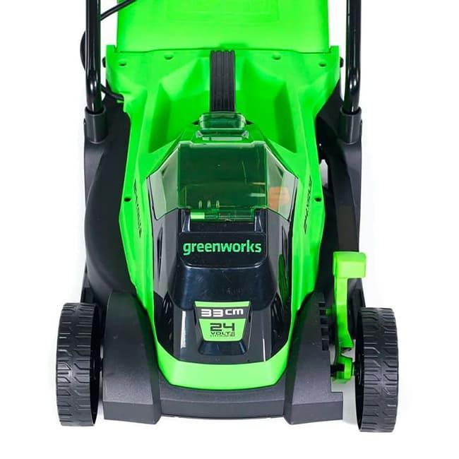 Газонокосилка Greenworks GD24LM33K2 2516107UA (с 1-м АКБ)