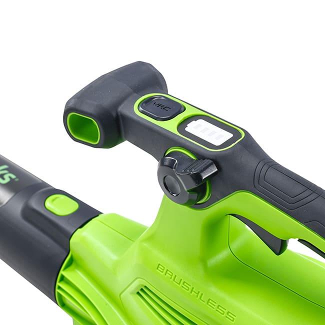 Воздуходувка-пылесос Greenworks GD40BVII 40V (370 км/ч) аккумуляторная, без АКБ и ЗУ 2406907