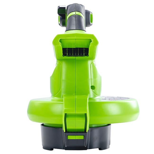 Воздуходувка-пылесос Greenworks GD40BVII 40V (370 км/ч) аккумуляторная, без АКБ и ЗУ 2406907
