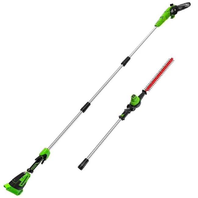 Высоторез-кусторез 2в1 Greenworks G40PSH 40V (51 см / 25 см) аккумуляторный, без АКБ и ЗУ 1303907