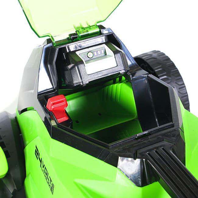 Газонокосилка Greenworks GD24LM33K4 24V (33 см) аккумуляторная, с АКБ 4 А/ч и ЗУ 2516107UB