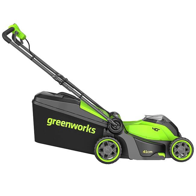 Газонокосилка Greenworks GD40LM411 40V (41 см) аккумуляторная, без АКБ и ЗУ 2521007