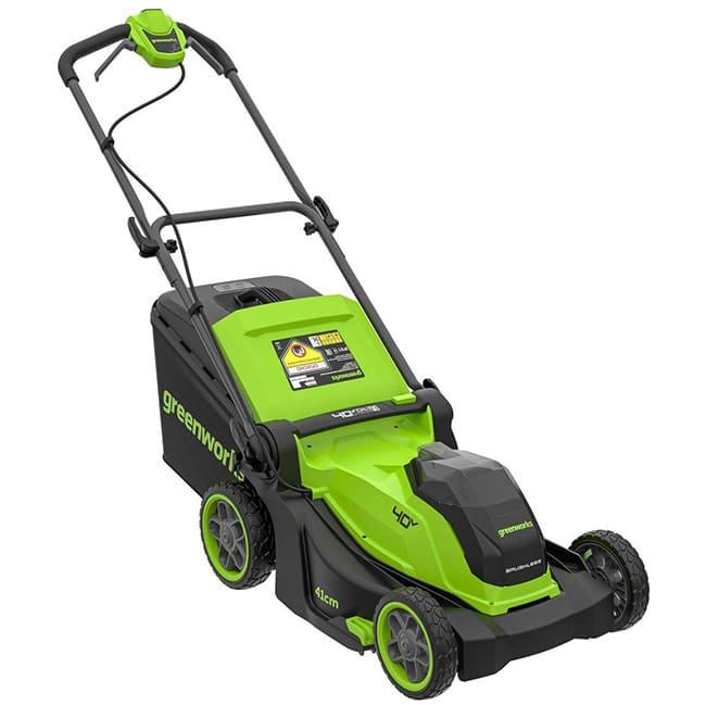 Газонокосилка Greenworks GD40LM411 40V (41 см) аккумуляторная, без АКБ и ЗУ 2521007