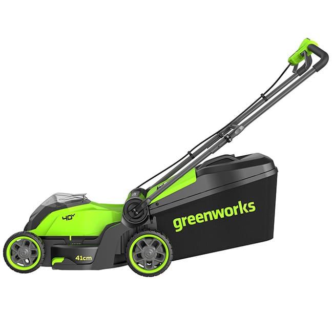 Газонокосилка Greenworks GD40LM411 40V (41 см) аккумуляторная, без АКБ и ЗУ 2521007