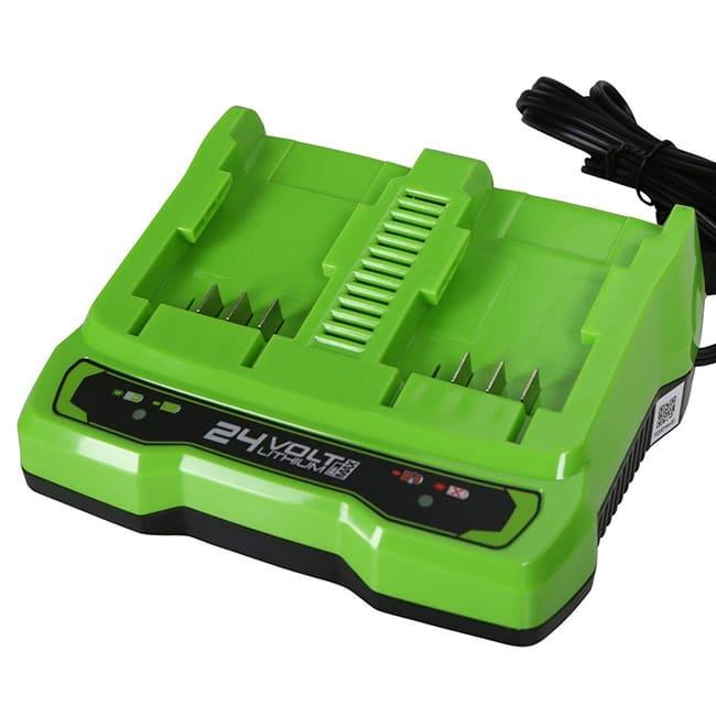 Зарядное устройство Greenworks 24V 2А G24X2UC2 на 2 аккумулятора 2931907