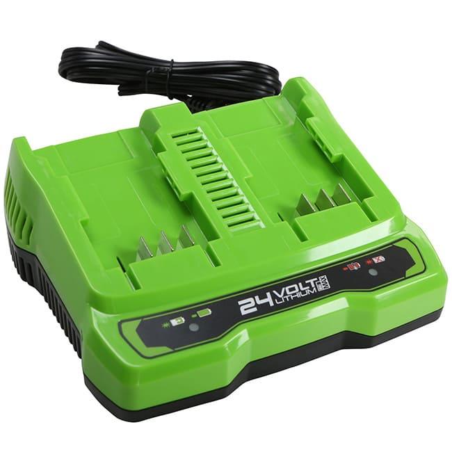 Зарядное устройство Greenworks 24V 2А G24X2UC2 на 2 аккумулятора 2931907