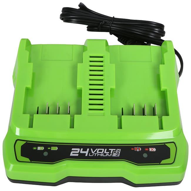 Зарядное устройство Greenworks 24V 2А G24X2UC2 на 2 аккумулятора 2931907