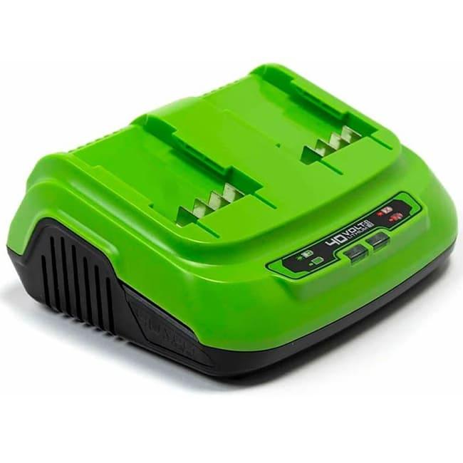 Быстрое зарядное устройство Greenworks 40V 8A G40UC8 на 2 аккумулятора 2938807
