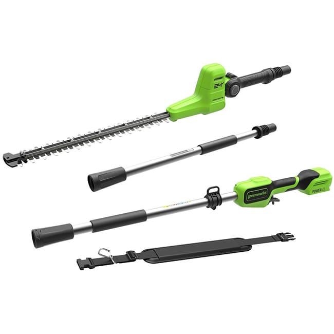 Кусторез Greenworks G24PH511 24V (51 см) аккумуляторный, без АКБ и ЗУ 2301907