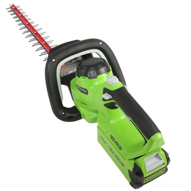 Кусторез Greenworks G40HT61 40V (61 см) аккумуляторный, без АКБ и ЗУ 2200907
