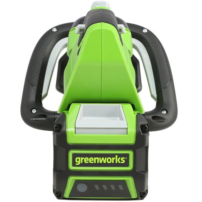 Кусторез Greenworks G40HT61 40V (61 см) аккумуляторный, без АКБ и ЗУ 2200907