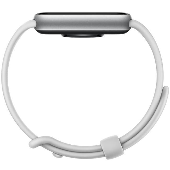 Фитнес-браслет Xiaomi Smart Band 10 Pro M2552B1 (Международная версия) Серебристый, со светло-серым силиконовым ремешком