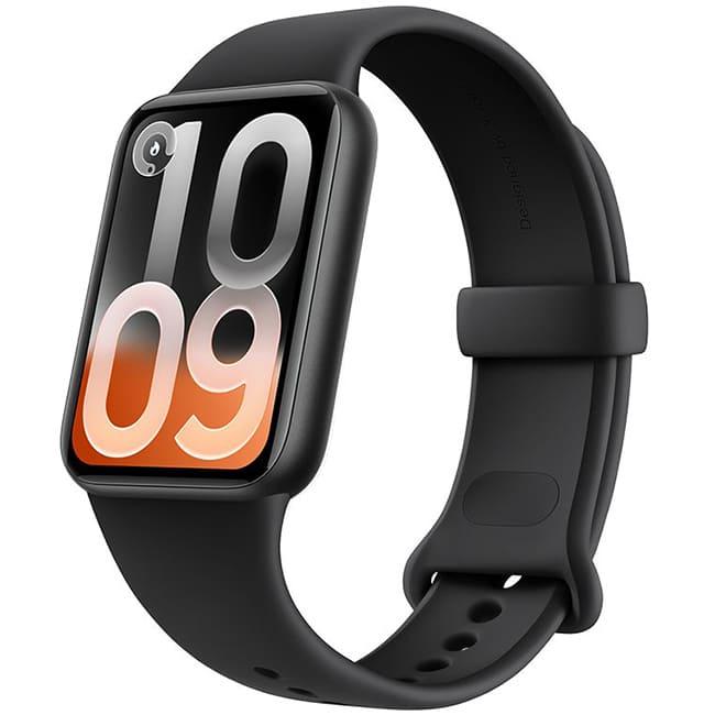 Фитнес-браслет Xiaomi Smart Band 10 Pro M2552B1 (Международная версия) Черный, с черным силиконовым ремешком