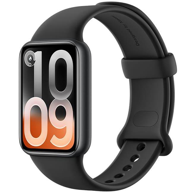 Фитнес-браслет Xiaomi Smart Band 10 Pro M2552B1 (Международная версия) Черный, с черным силиконовым ремешком