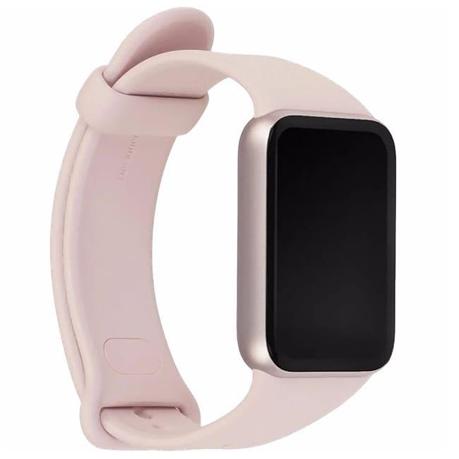 Фитнес-браслет Xiaomi Smart Band 10 Pro M2552B1 (Международная версия) Розовый, с розовым силиконовым ремешком