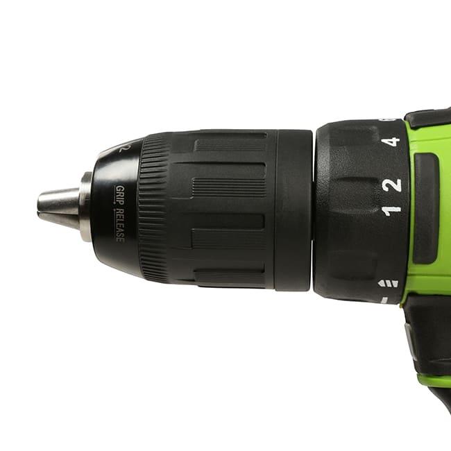 Дрель-шуруповерт ударная Greenworks GD24DD60K2 24V (60Нм) аккумуляторная, с АКБ 2 А/ч и ЗУ 3704107UA (в кейсе)