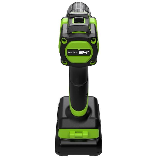 Дрель-шуруповерт Greenworks DD345K2 24V (27/45Нм) аккумуляторная, c АКБ 2 А/ч и ЗУ 3708307CUA
