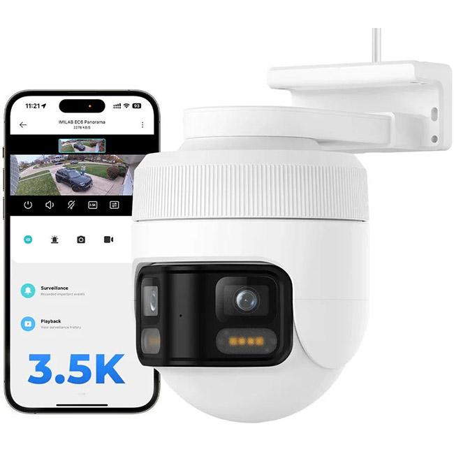 IP-камера Imilab EC6 Panorama 3.5K WiFi Plug-in Spotlight Camera CMSXJ115A (Международная версия)