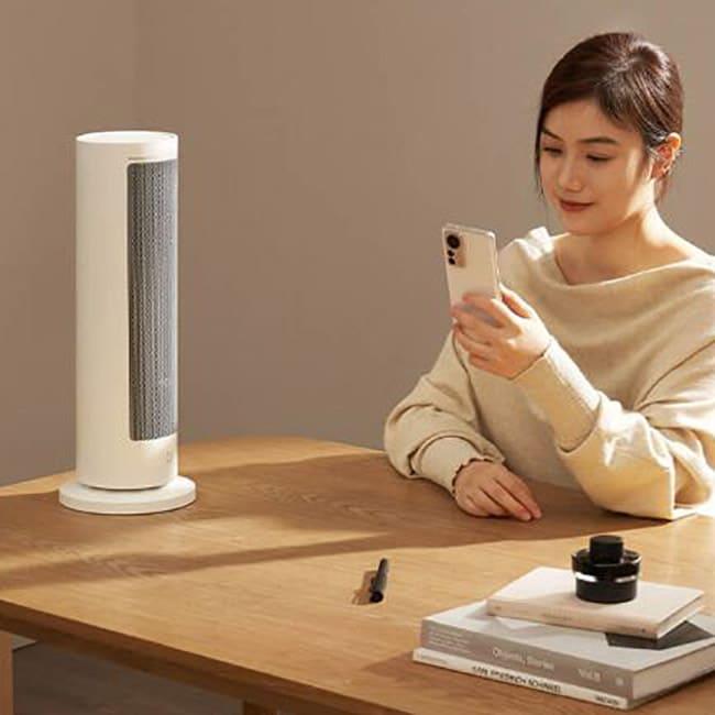 Тепловентилятор (обогреватель) Xiaomi Mijia Vertical Heater Graphene Heating 2000W LSNFJ04ZM (Европейская вилка)
