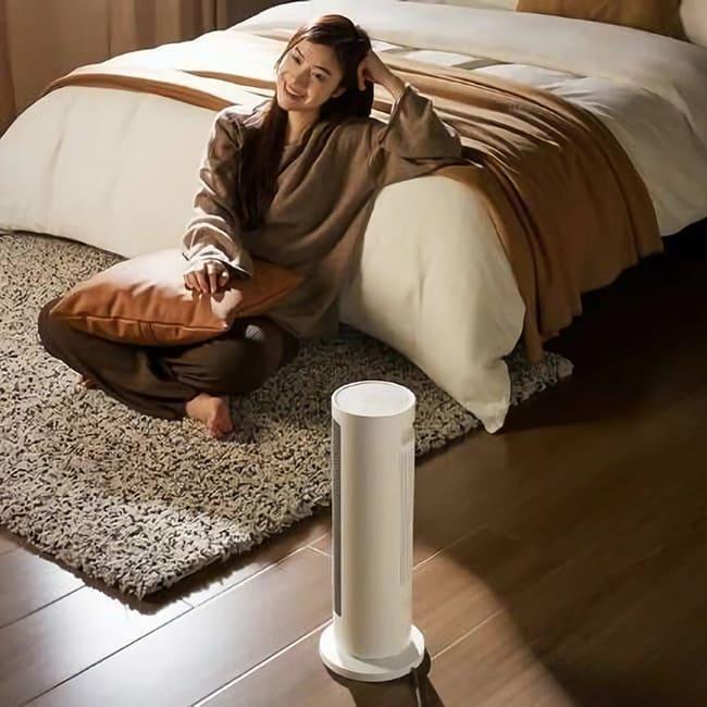 Тепловентилятор (обогреватель) Xiaomi Mijia Vertical Heater Graphene Heating 2000W LSNFJ04ZM (Европейская вилка)