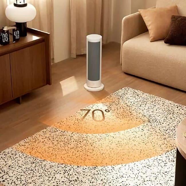 Тепловентилятор (обогреватель) Xiaomi Mijia Vertical Heater Graphene Heating 2000W LSNFJ04ZM (Европейская вилка)