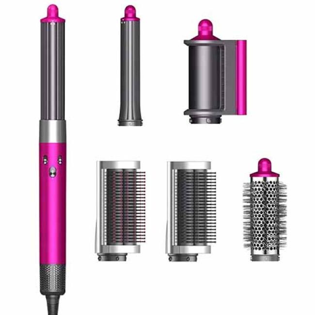 Фен-стайлер Beheart X9 Pro 6 в 1 Розовый/Красный