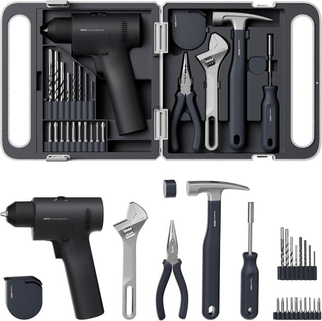 Универсальный набор инструментов для дома HOTO 16V Brushless Drill Tool Set QWDZGJ003