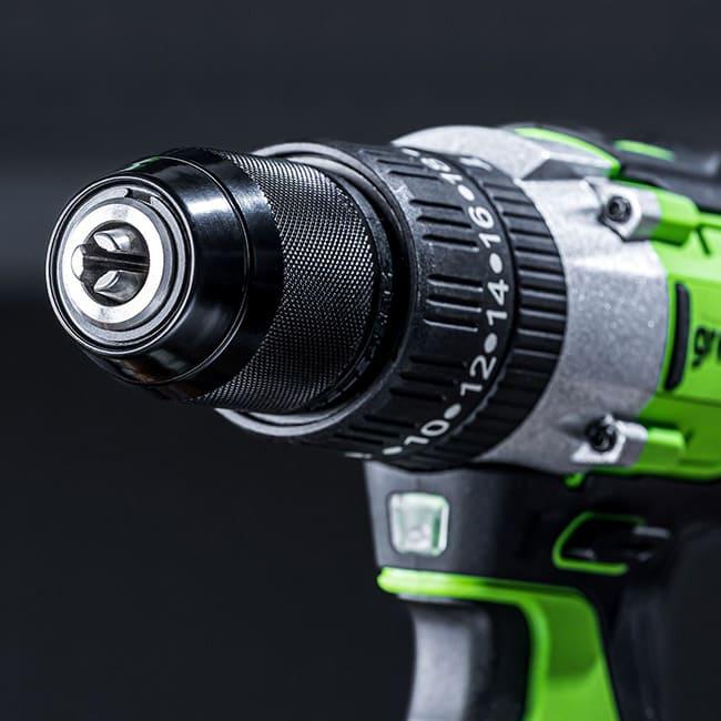 Дрель-шуруповерт ударная Greenworks GD24DD60 24V (60Нм) аккумуляторная, с АКБ 2 А/ч и ЗУ 3704107CUA