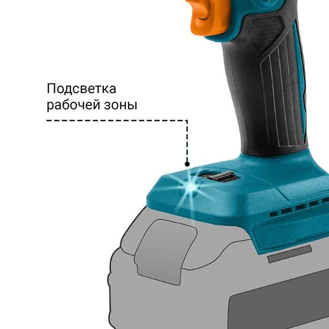 Промышленный фен Bort BHG-20Li-2 (без АКБ) 93419115