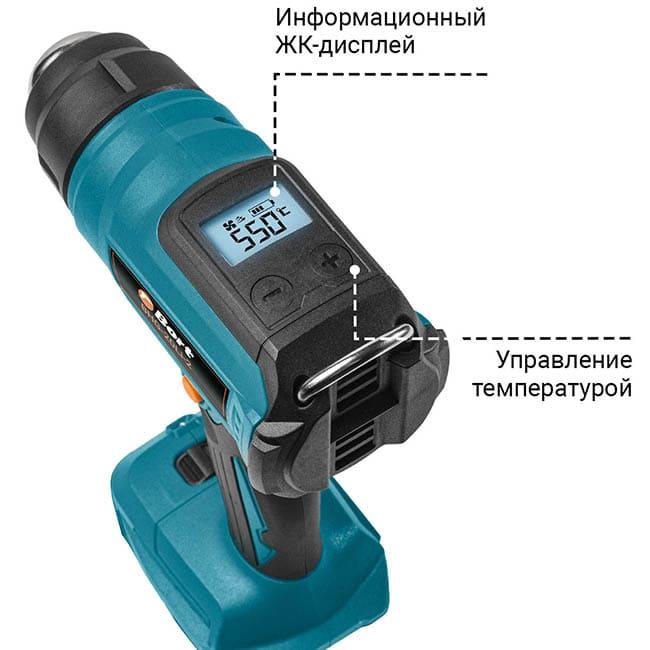 Промышленный фен Bort BHG-20Li-2 (без АКБ) 93419115