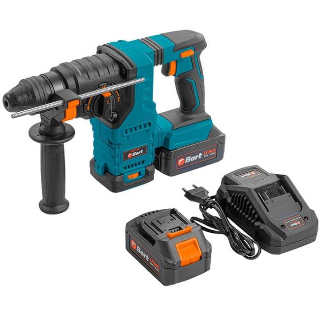 Перфоратор Bort BHD-21Li-BL (с 2-мя АКБ 4 А/ч и ЗУ) 93413410