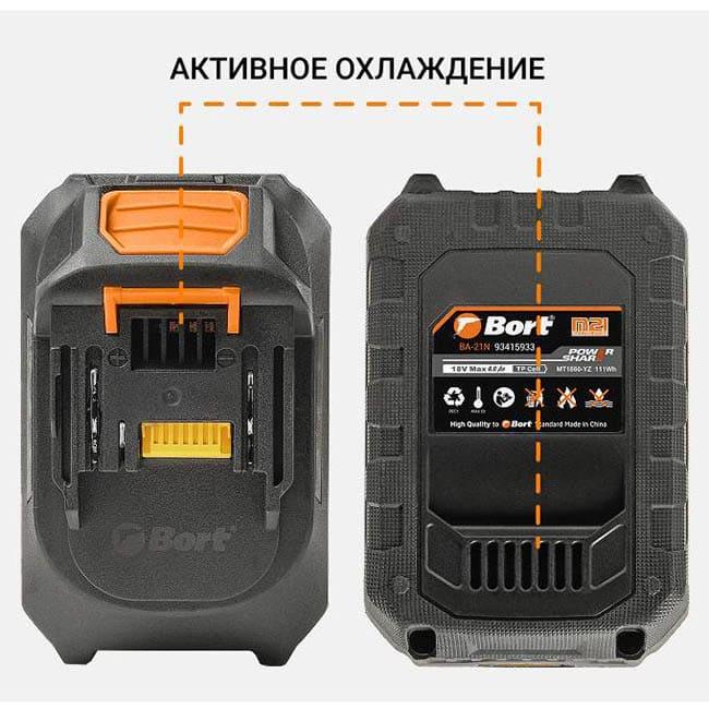 Аккумулятор Bort BA-21N (18В/4 Ah) 93415933