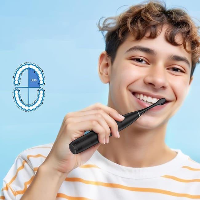 Электрическая зубная щетка Oclean Flow TravelGo Set (6 насадок) Черный